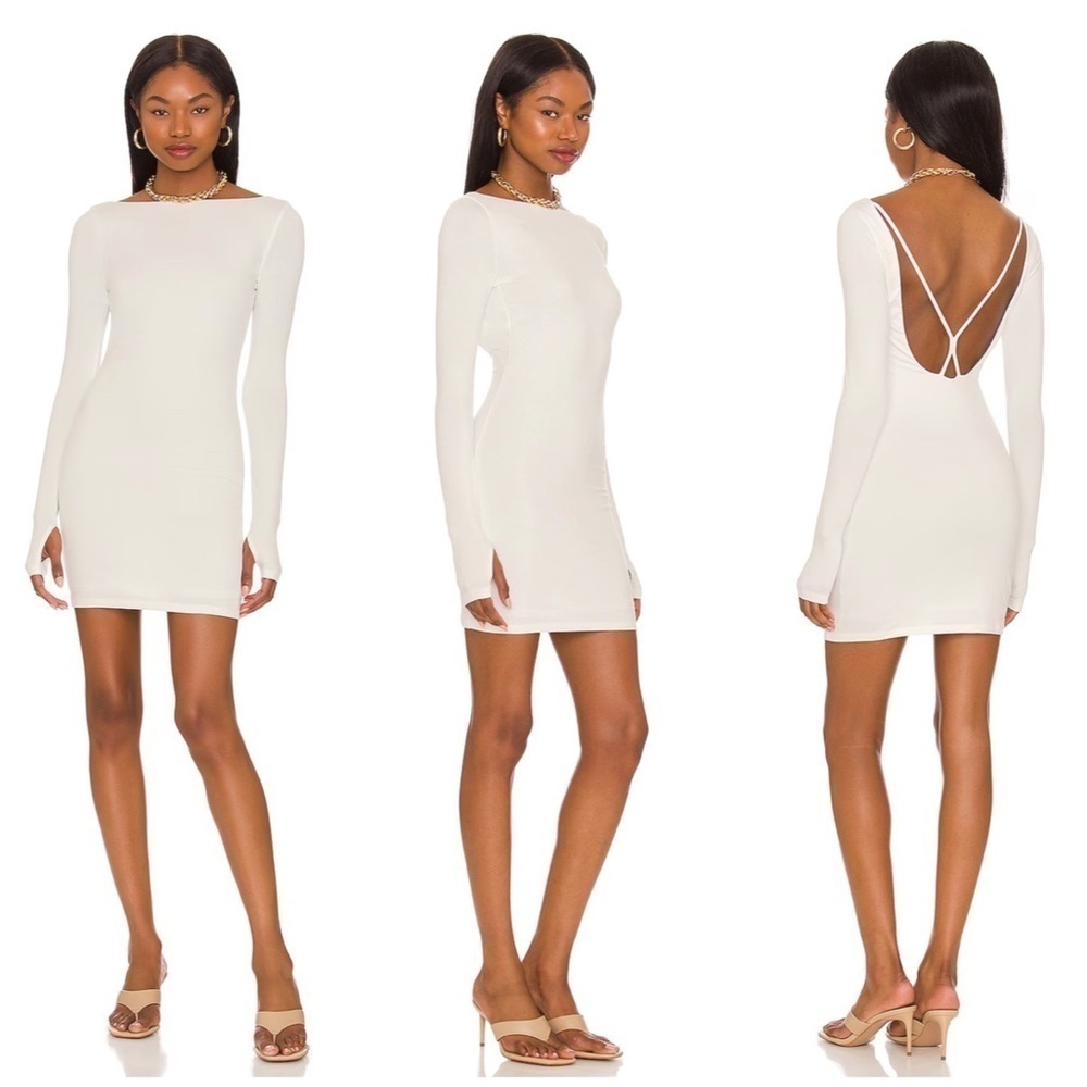 Revolve Not Yours To Keep Elise Mini Dress in White Size S